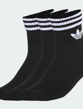 Calzini 3-Stripes (3 paia) 40-42 Black / Black / Black - Adidas - FashionsVida