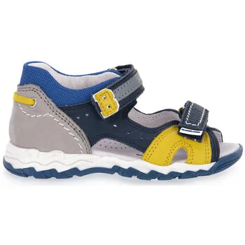 Flache Sandalen Blu Giallo 24 - Balducci - FashionsVida