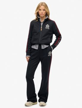Superdry Damen Country Club Jogginghose Navy - Größe: 42