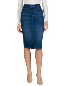 Damen Rock Blau 505548