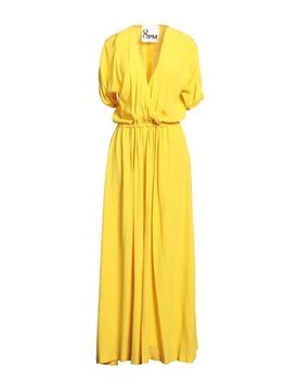 Maxi-Kleid Damen Gelb XS,XXS Damen