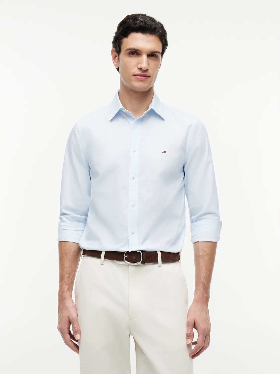 FLEX POPLIN SMALL PRINT SHIRT male - XL - FashionsVida