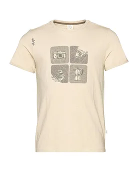 Herren Klettershirt Innsbruck Exploring The Outdoors beige M M - Chillaz - FashionsVida
