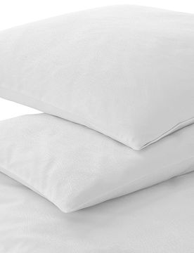 Ropa de cama de damasco PAISLEY 70x90cm/140x220cm Blanco blanco