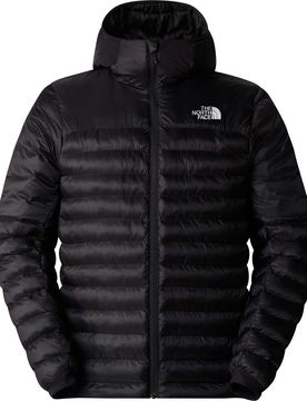 Daunenjacke mit Kapuze M Terra Peak Hoodie TNF Black für Herren Größe XL schwarz