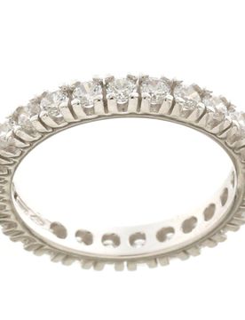 Anello veretta Donna Oro Bianco 803321702980