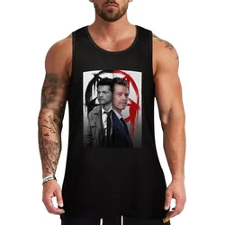 Castiel misha collins Tank Top Soft Cotton Tank Top Regular Fit Basic Undershirt