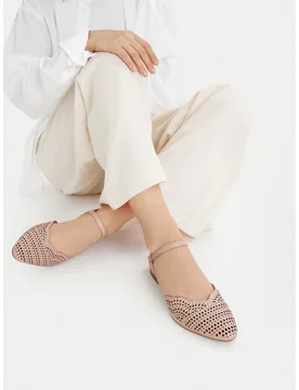 Ballerinas CEO-RST-KAJA-24 Beige 36 female - Lasocki - FashionsVida