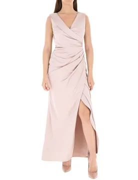 Abito con drappeggio BEIGE M - Rinascimento - FashionsVida