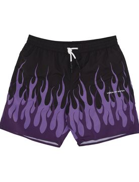 Costume Pantaloncino Uomo Double Flames Swimwear Black/purple