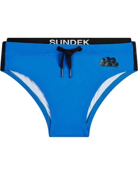 Costume Da Bagno A Slip Logo Elastic Band Over Sky 6 Anni