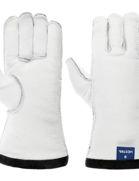 Heli Ski Liner 5-Finger Undergloves by - cream white - Female - Size: 12 HS - Hestra - FashionsVida