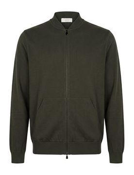 Strickjacke Herren Militärgrün 46,48,50,52,54,56 Herren