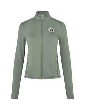 Damen Fleecejacke KLLucy, green agave M - Kingsland - FashionsVida