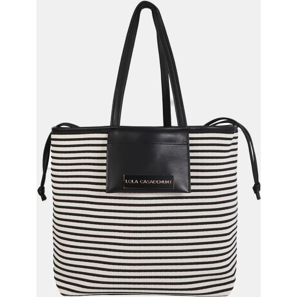 Shopper tejido rayas - Lola Casademunt - FashionsVida