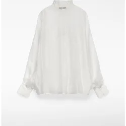 Camisa de mujer amplia semitransparente