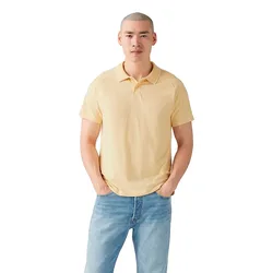 Polo à Manches Courtes Shoreline Tech Performance Tipping Neutrals L