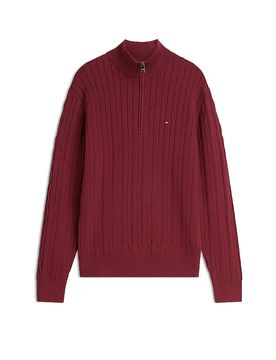 Troyer Pullover rojo oscuro M