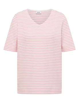 Striped Waffle Shirt female