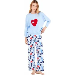 Pijama de mujer motivos corazones