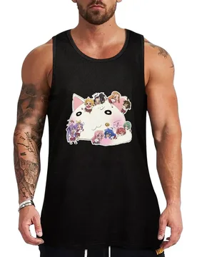 Lucky Star Cat Crew Tank Top Urban Street Tank Top Casual Sleeveless Shirt - Aliexpress - FashionsVida