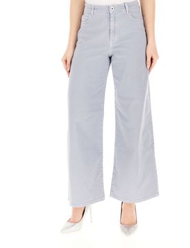 Jeans wide leg AZZURRO POLVERE 46