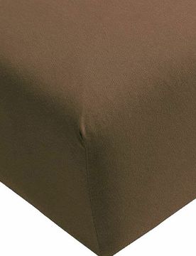 Jersey-Spannleintuch BELLA DONNA 90/190 cm - 100/220cm Trüffel braun baby