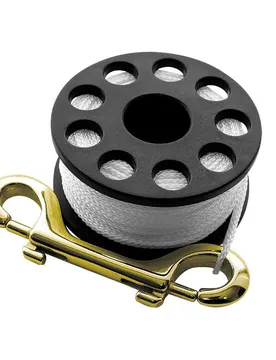 Bobina Mini Reel Small With Rope And Brass Hook