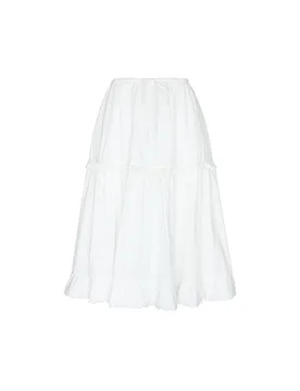Midirock CHRISTEL blanc L - OH APRIL - FashionsVida