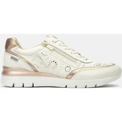 Zapatillas de piel de mujer de piel