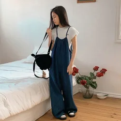 Mono informal con estampado de rayas para niña preadolescente