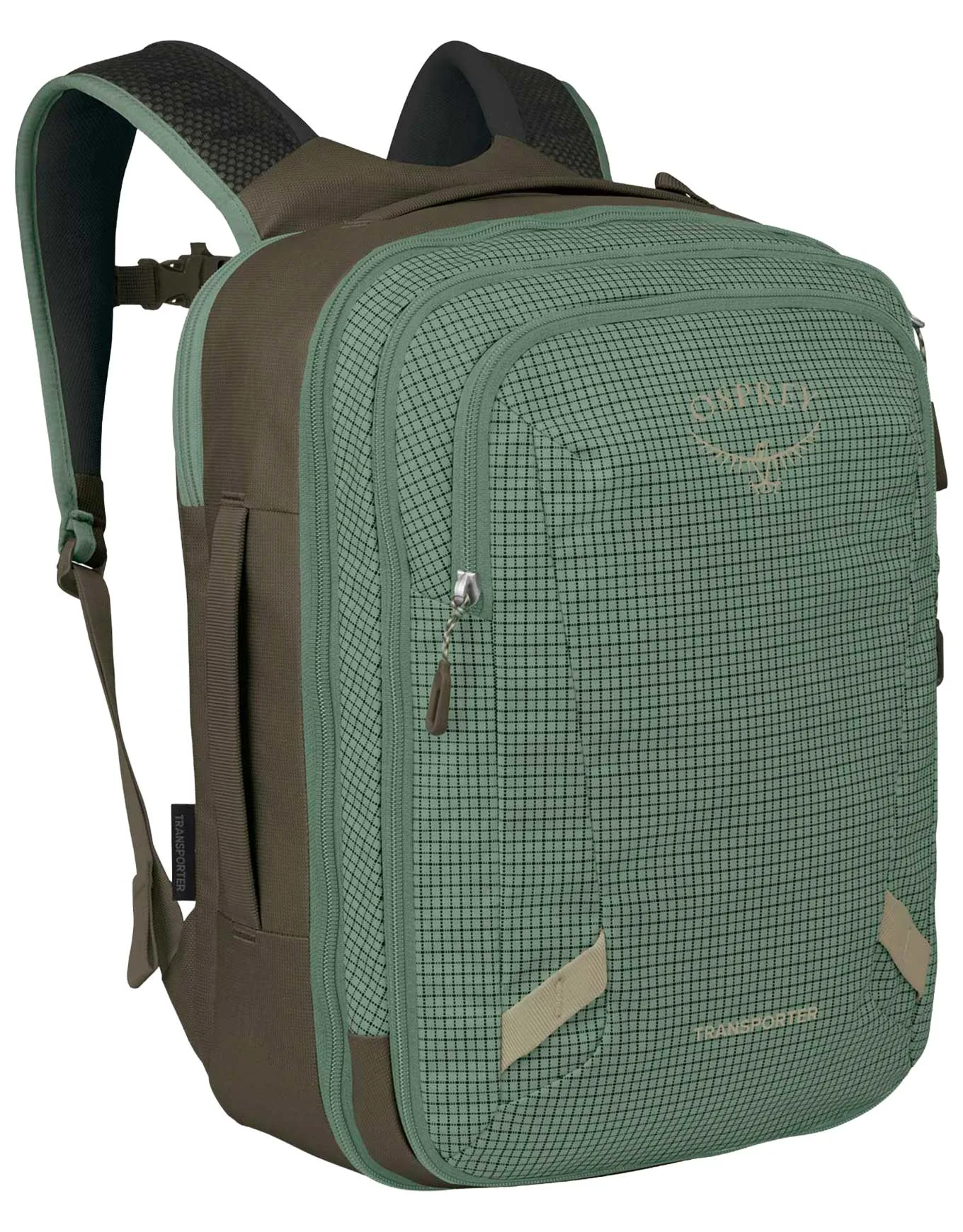 Sac à dos de voyage - Transporter Travel Pack 26+6 Pine Leaf en Nylon - Vert - Osprey - FashionsVida