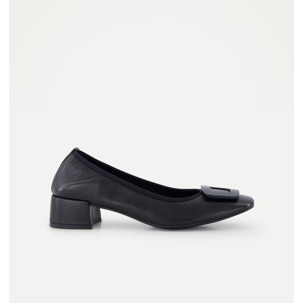Zapato tacón de mujer elástico adorno - LT Comfort - FashionsVida