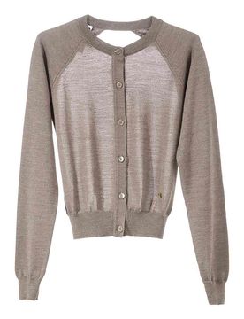 Moschino Cardigan Schiena Scoperta