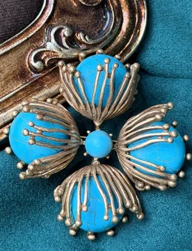 Vintage Green Agate Flower Element Brooches Lady Jewelry Brand Trendy High Quality Clothes Dress Accessories Minimalist Style - Aliexpress - FashionsVida