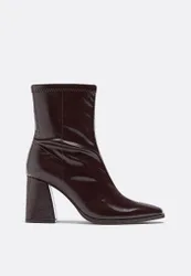 Stretch-Stiefeletten mit Absatz BRAUN 35