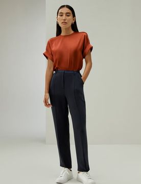 Donna Top Seta Ipoallergenico Elegante XS