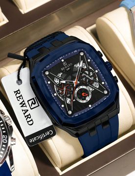 Reloj de cuarzo para hombre REWARD, estilo de moda empresarial, calendario, manecillas luminosas, multifuncional, alta calidad, regalo, diseño clási
