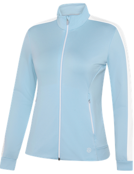 Jacke Dixie Thermo, hellblau/weiss xxl