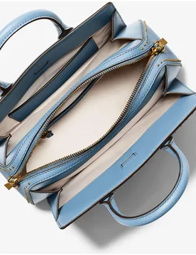 Bandolera de mujer laila pequeña de piel con tachuelas - MICHAEL Michael Kors - FashionsVida