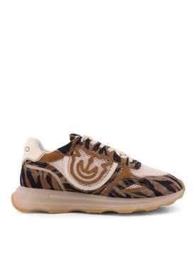 Sneakers Zoe In Suede Con Inserti In Mesh