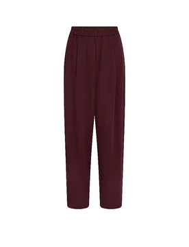 Pantalon Barrel Leg rouge foncé 44 - Penn&ink - FashionsVida