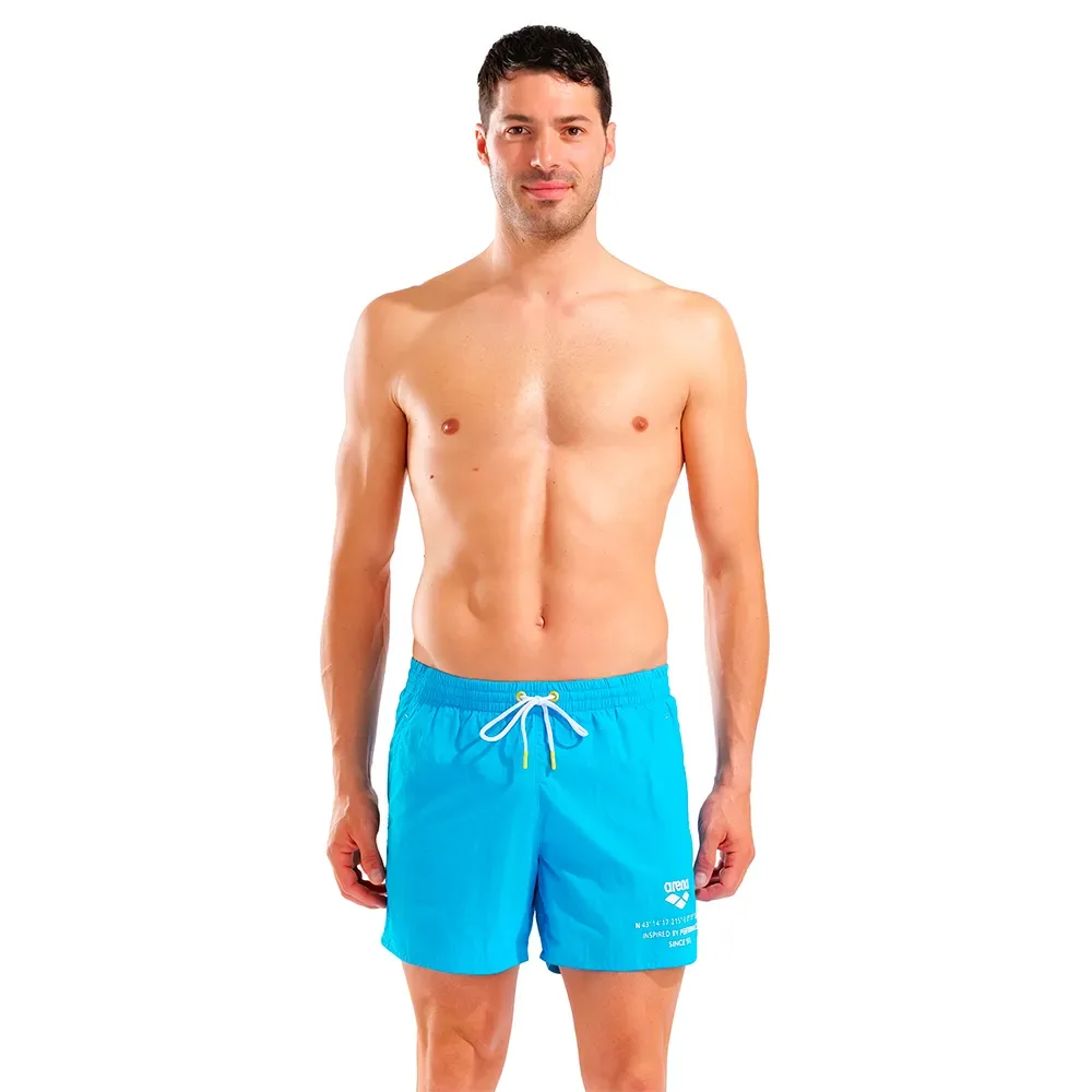 Graphic Beach Swimming Shorts Turquoise XL Men - Arena - FashionsVida