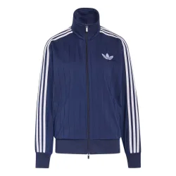 Originals Pinstripe Firebird Loose Track Top Night Indigo / White / Grey Two XS Damen