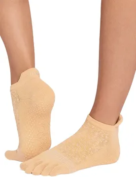 Chaussettes Full Toe Low Rise Tec Pilates Grip Golden EU 39-42 1/2