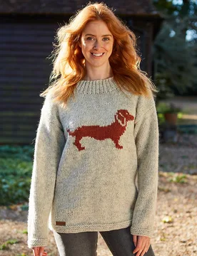 Pachamama Sausage Dog Sweater - Pachamama - FashionsVida
