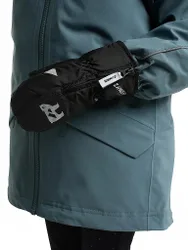 Mädchen Skifauster Mitten schwarz 3 B