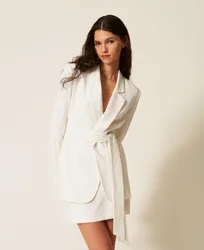 Twinset Blazer brodé avec ceinture