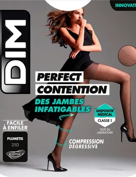 Panty de compresión perfect contention plumeti piernas cansadas - Dim - FashionsVida