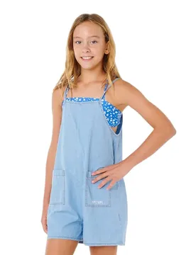 Combinaison Sans Manches Sunshine Squad Washed Blue 12 Années Fille